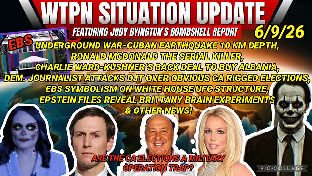 WTPN Situation Update: EBS - Underground War - Cuban Earthquake - EBS Symbolism on White House Structure 