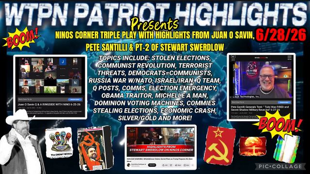 Judy Byington, Juan O Savin & Stewart Swerdlow, David Nino 6.28.26 - Q Post, Comms, Election Emergancy, Obama Traitor